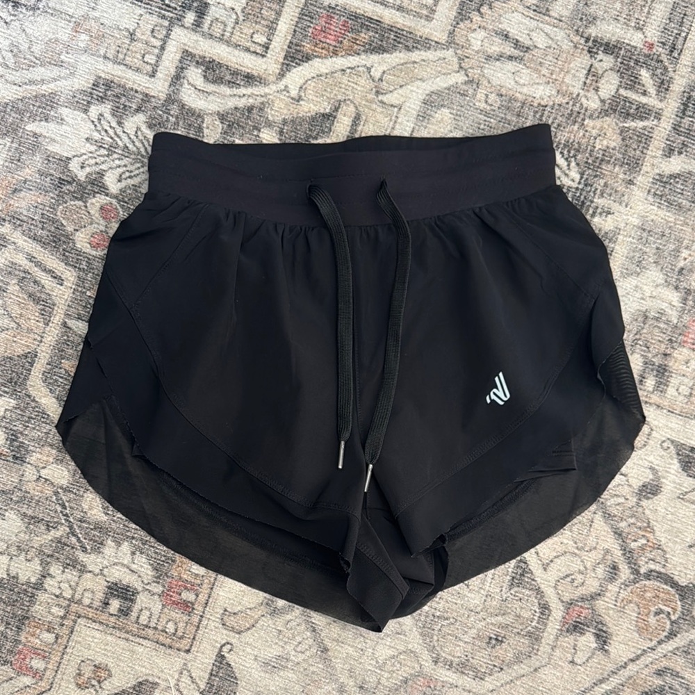 Varsity Women's Black Athletic Shorts